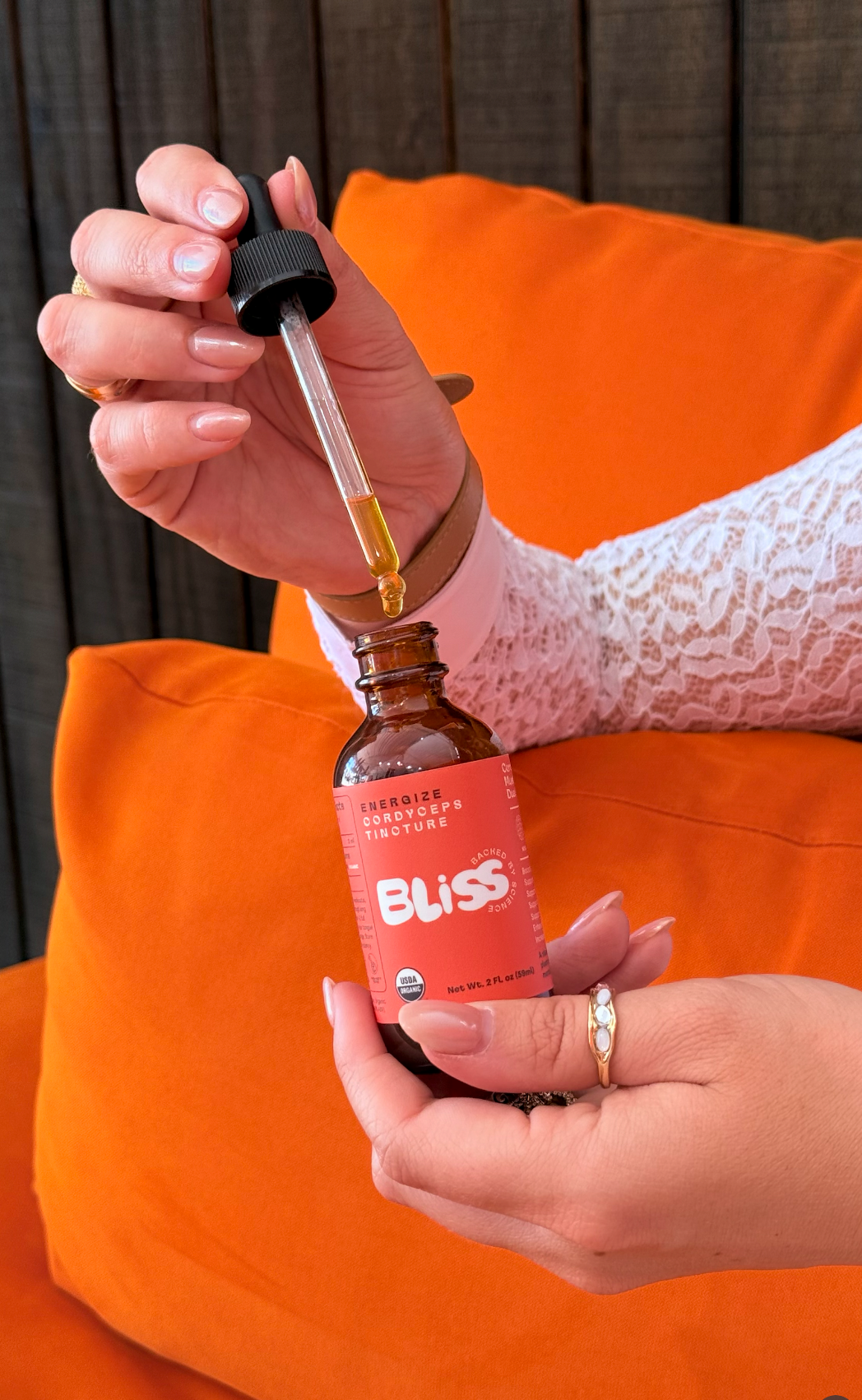 Bliss Labs Energize Cordyceps Mushroom Tincture 